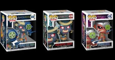 New Funko Pop! figures of Iron Maiden‘s ‘Eddie‘ – Cyborg, Senjutsu & Future Eddies!