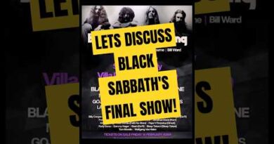 Let's talk Black Sabbath's FINAL SHOW! #metal #rock #music #guitar #news #new #blacksabbath #vlog