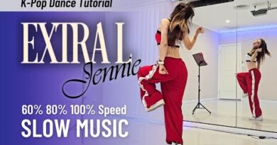 JENNIE – 'Extra L' (Slow Music Version for Dance Practice) | K-Pop Dance tutorial