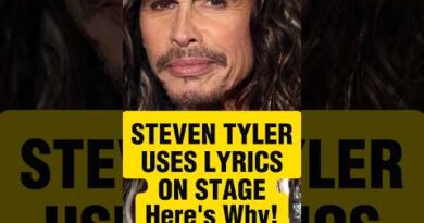 THIS is Why Steven Has to Use a Teleprompter on Stage Aerosmith #classicrock #rocknroll #80s
