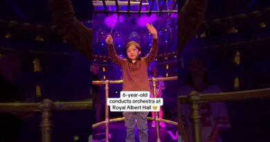 The youngest person to ever conduct at the Royal Albert Hall! ❤️