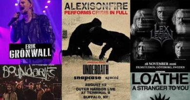 Erik Gronwall 1st solo concert – Lex Legion 1st show – Boundaries tease new song – Loathe live dates