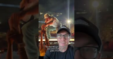 Morgan Wallen throws a phone and a tantrum 😳 #morganwallen #phone #concert #greenscreen