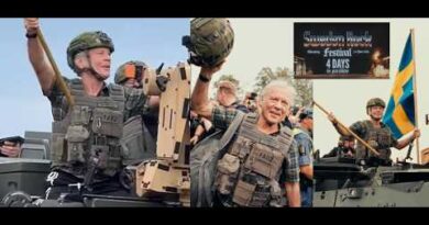 Iron Maiden’s BRUCE DICKINSON arrives in a Tank at 2026 SWEDEN ROCK FESTIVAL